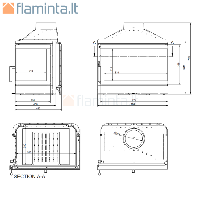m.niko.‎˖*　0527 Kampinis židinys Eco Max 7 R Basic D | flaminta.lt
