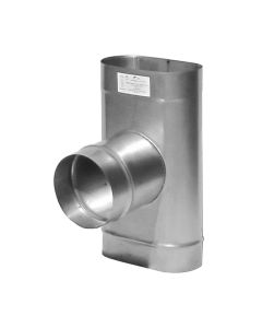 Trišakis ovalaus įdėklo 90° OVTR90/110x230xD150