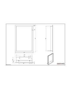 DEFRO HOME INTRA I G M30 apdailos rėmelis