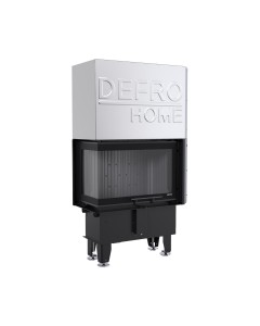 DEFRO HOME INTRA S BL G SLIM kampinis židinys su juoda pakura
