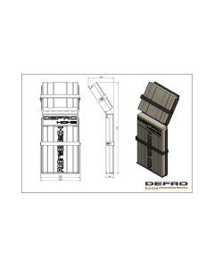 DEFRO HOME THERMOBLOCK šoninio komplekto techninis brėžinys