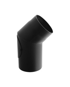 Dūmtraukio alkūnė su pravala D-120 mm / 45°