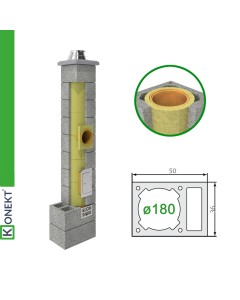 Kaminas Konekt UNI 36 FI 180 PKW