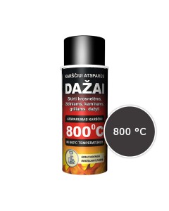Purškiami dažai atsparūs karščiui