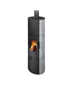 ROMOTOP LUGO N 02 A krosnelė su serpentino akmens apdaila