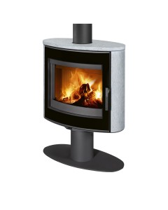 ROMOTOP NAVIA G T 20 krosnelė su serpentino akmens apdaila