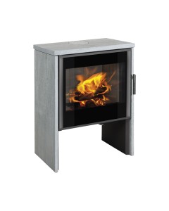 ROMOTOP RIANO G 20 krosnelė su serpentino akmens apdaila