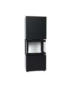 DEFRO HOME INTRA XS C COMPACT tripusis židinys su balta pakura