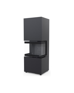 DEFRO HOME INTRA XS C COMPACT židinys su juoda pakura