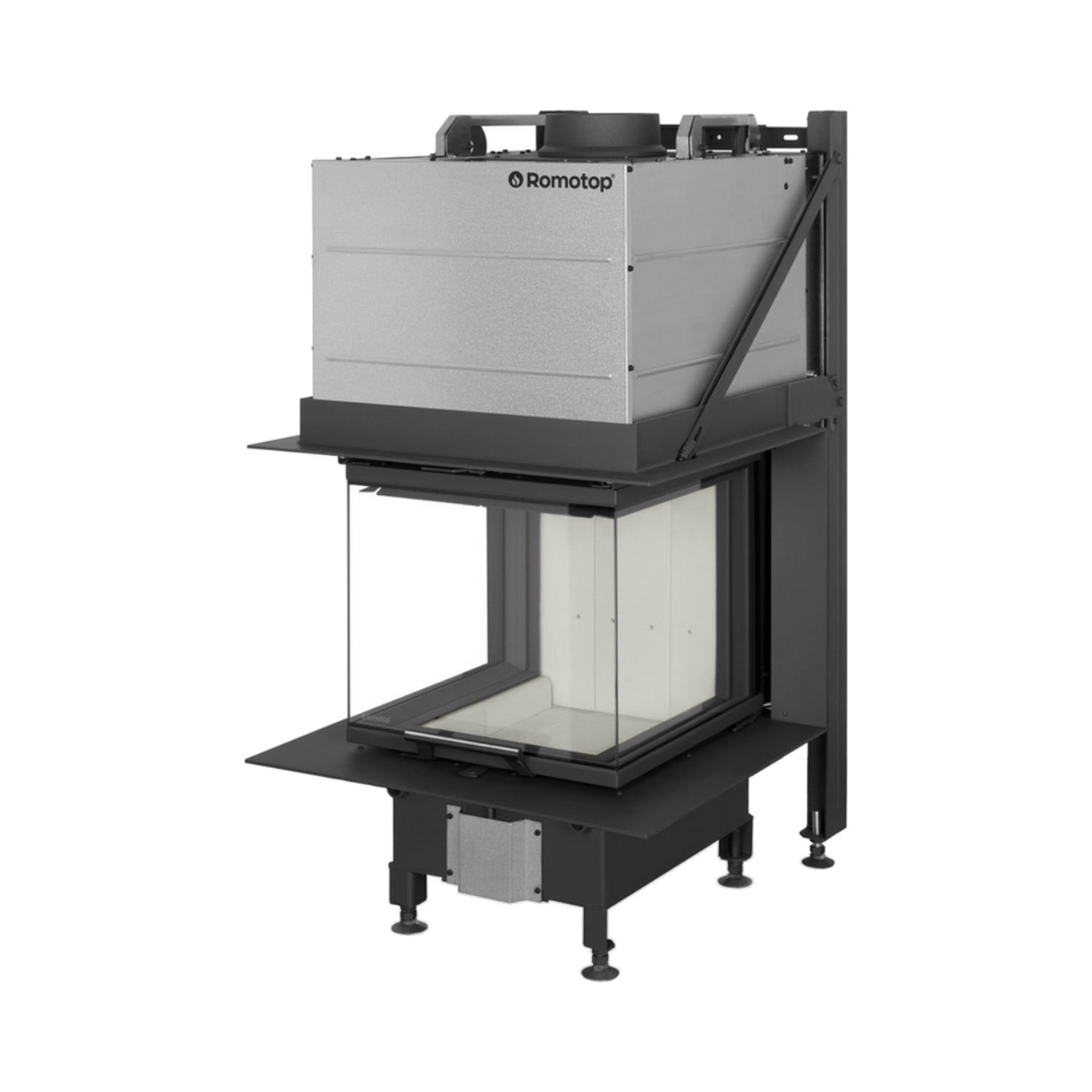 ROMOTOP HEAT U 3G L 50.52.50.24 K1 židinio kapsulė su pilka pakura