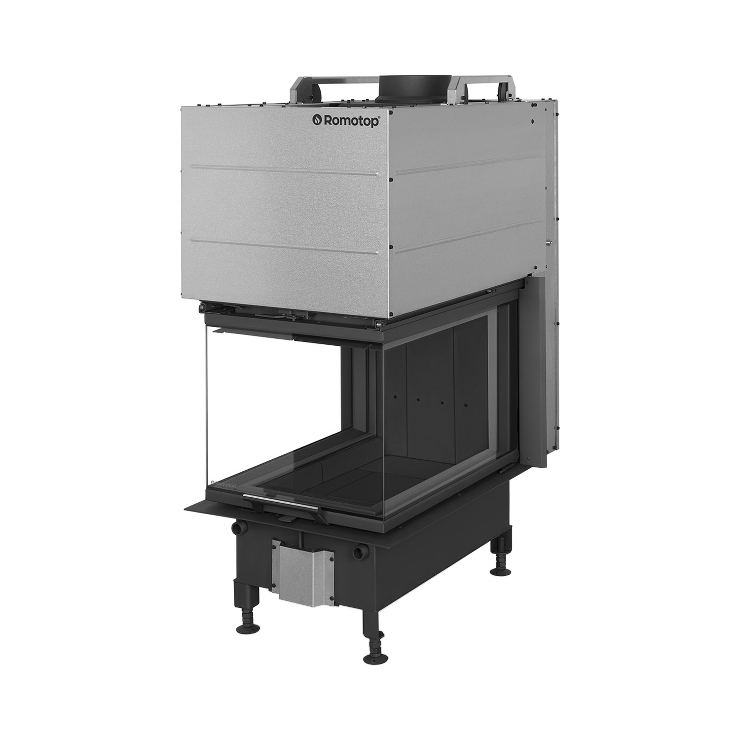ROMOTOP HEAT U 3G L 50.52.70.26 židinio kapsulė su juoda pakura