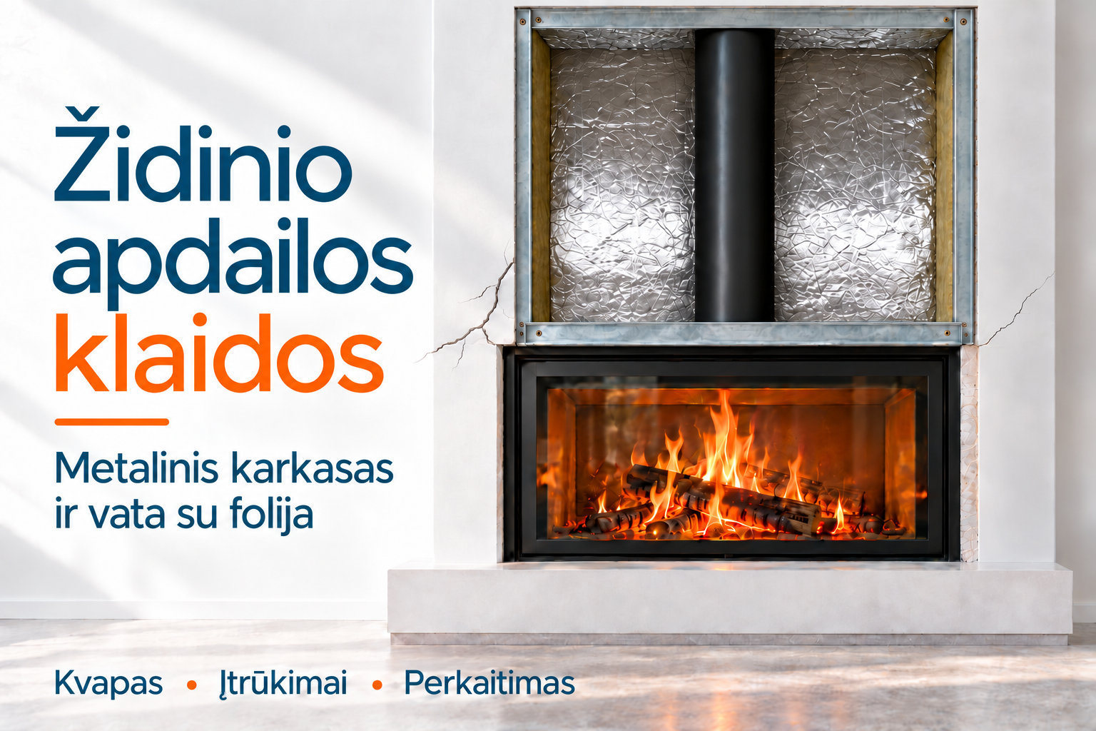 Židiniai su metaliniu karkasu ir akmens vata su folija: kada „pigiau“ kainuoja daugiau?
