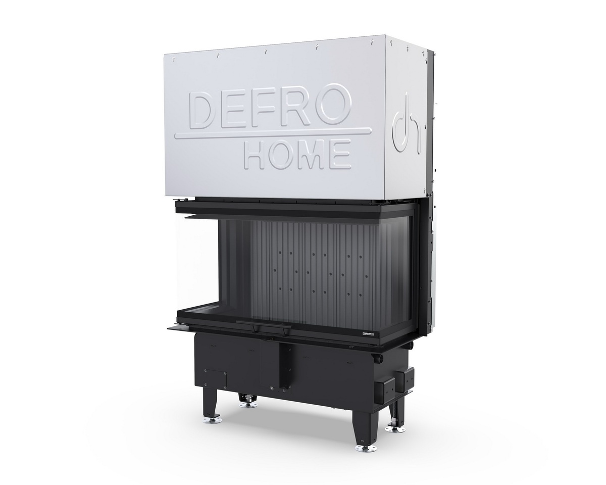 DEFRO HOME INTRA M C G tripusis židinys su juoda pakura