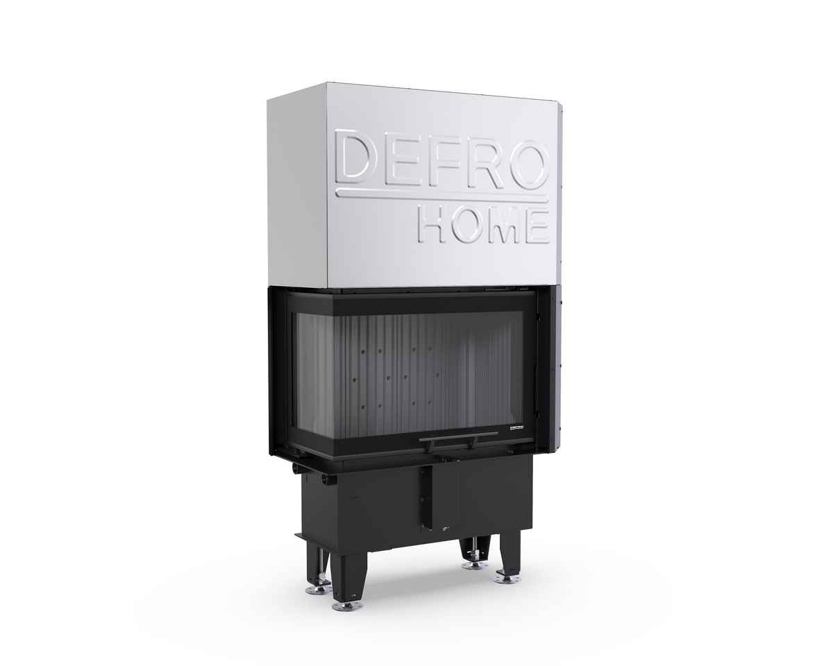 DEFRO HOME INTRA S BL G SLIM kampinis židinys su juoda pakura