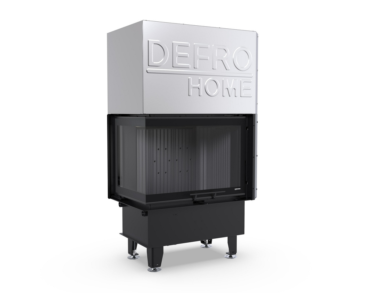 DEFRO HOME INTRA S BL G kampinis židinys su juoda pakura
