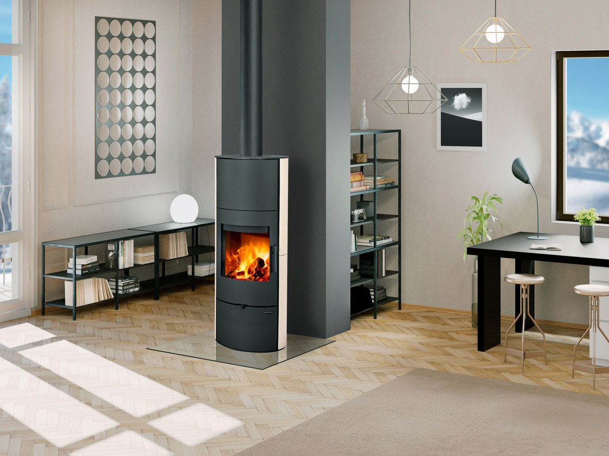ROMOTOP EVORA H 10 krosnelė interjere