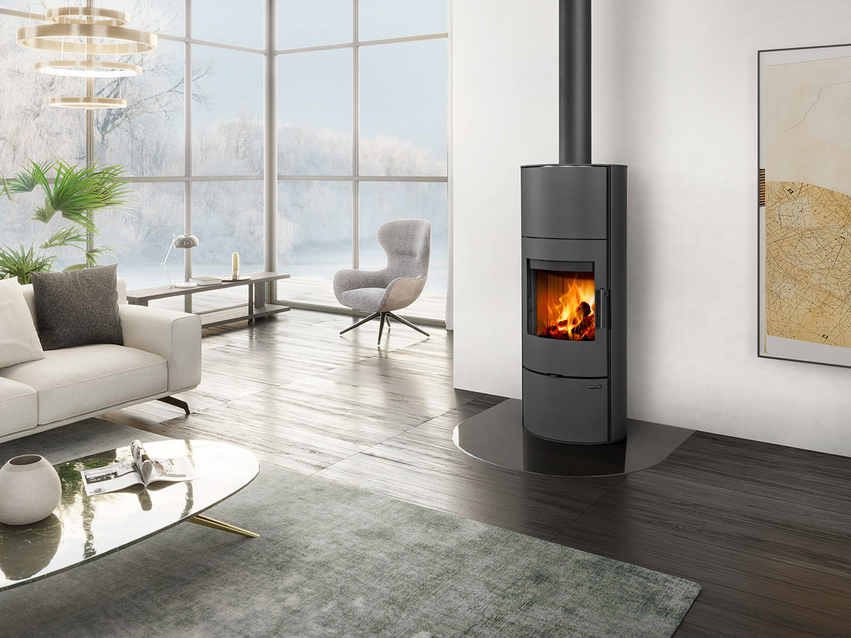 ROMOTOP EVORA H 30 krosnelė interjere