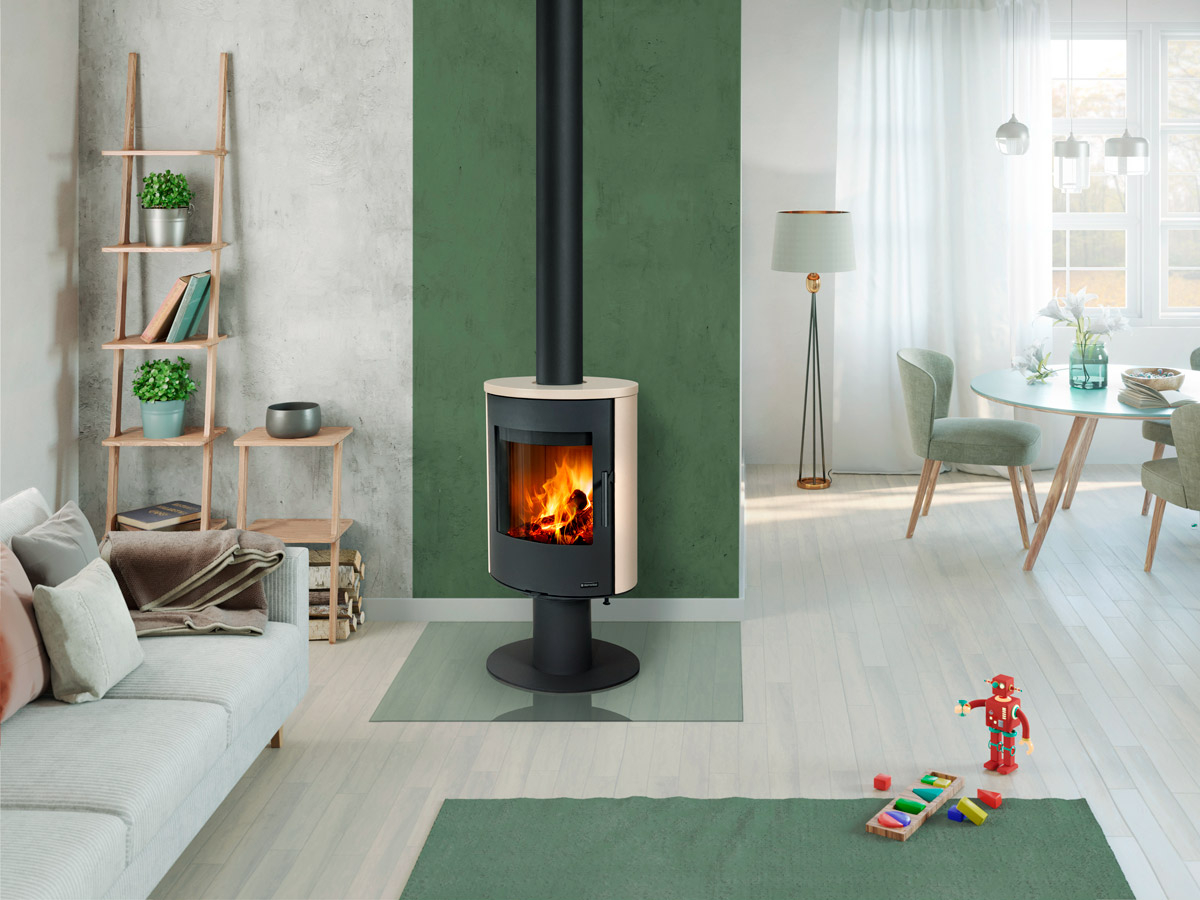 ROMOTOP EVORA T 10 krosnelė interjere