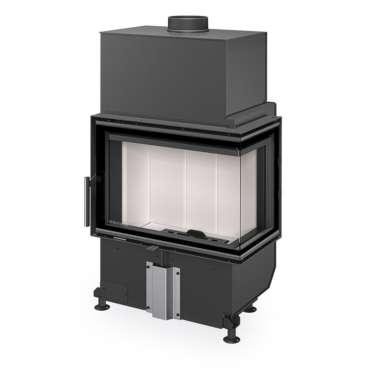 ROMOTOP HEAT R 4G S 60.44.33.24 – dešinysis variantas su pilka pakura.