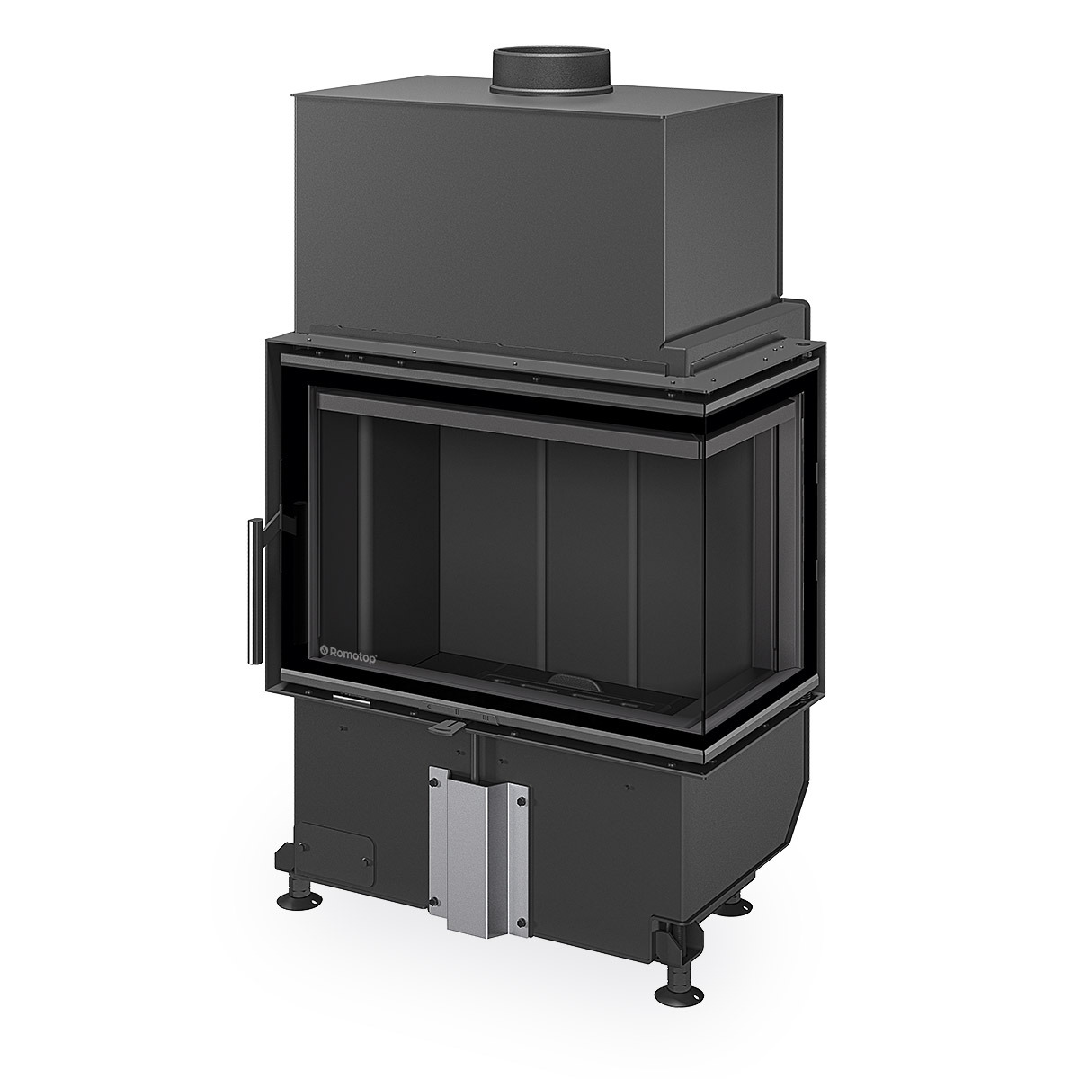 ROMOTOP HEAT R 4G S 60.44.33.26 – tos pačios dešiniosios pusės atskiras variantas su juoda pakura.