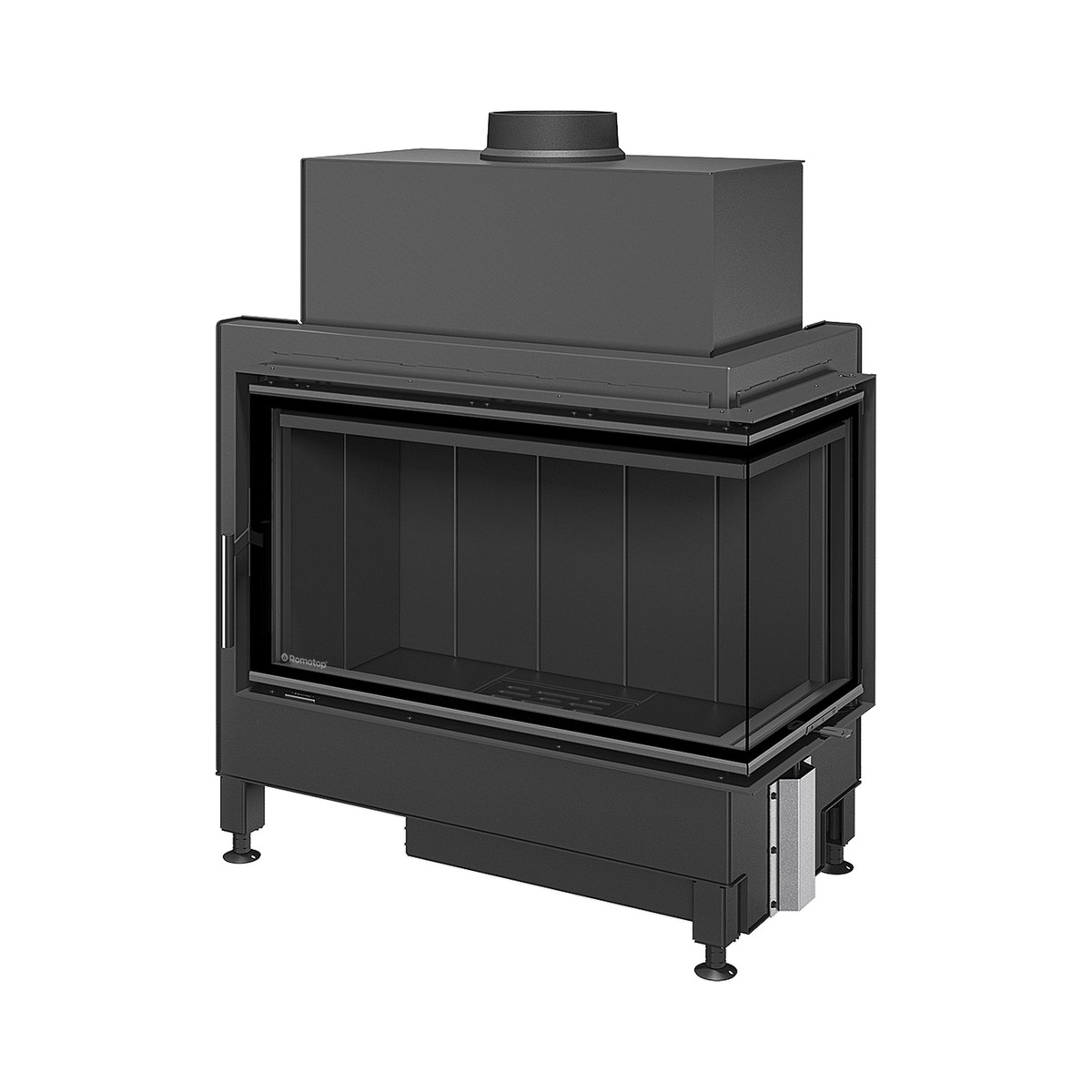 ROMOTOP HEAT R 4G S 81.51.40.26 – alternatyvus dešinysis variantas su juoda pakura.
